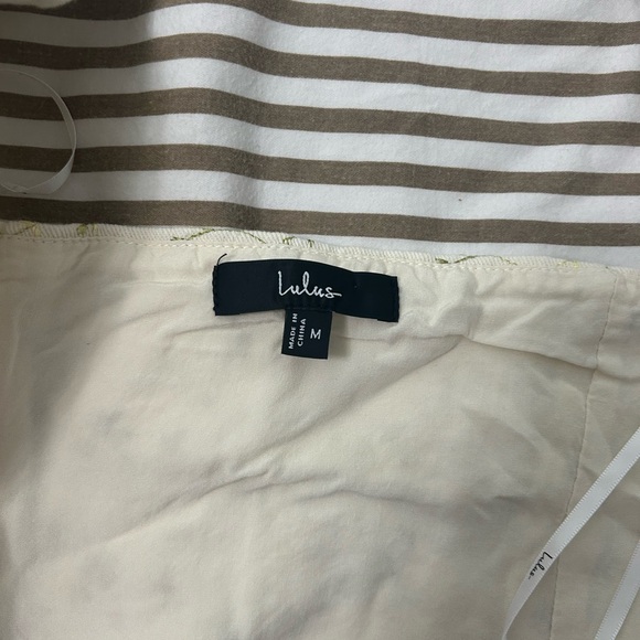 Lulu's Cream Halter Vest - Picture 2 of 4